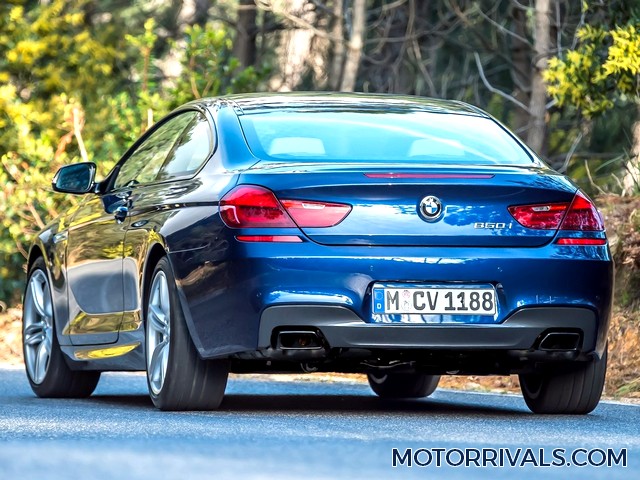 2016 BMW 6 Series Coupe Rear Side View
