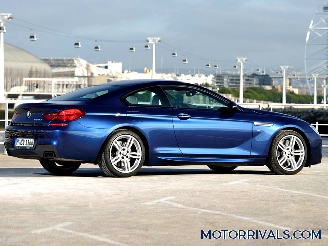 2016 BMW 6 Series Coupe Side Rear View