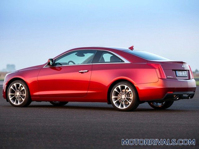 2016 Cadillac ATS Coupe Side Rear View