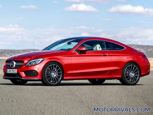 2017 Mercedes-Benz C-Class Coupe Side Front View