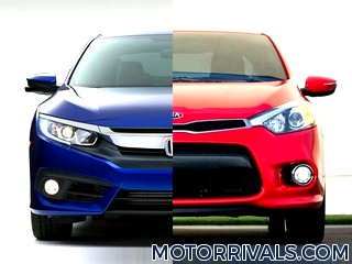 2016 Honda Civic Coupe vs 2015 Kia Forte Koup