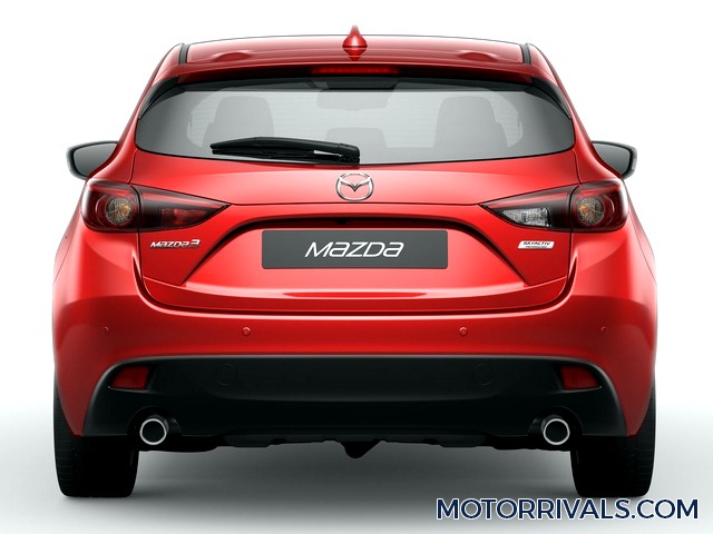 2016 Mazda 3 5-Door Rear View
