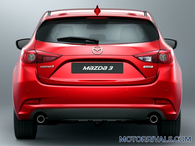 2017 Mazda 3 5-Door Rear View