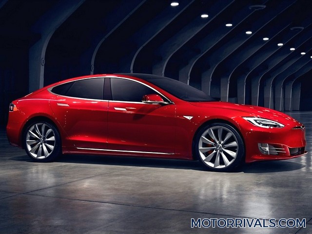 2017 Tesla Model S Side Front View