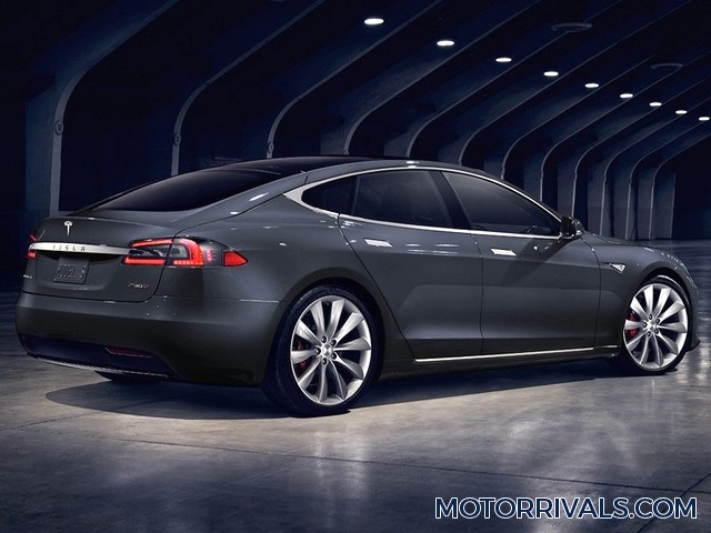 2017 Tesla Model S Side Rear View