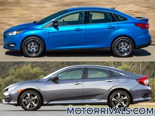 2016 Ford Focus vs 2016 Honda Civic