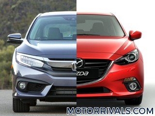 2016 Honda Civic vs 2016 Mazda 3