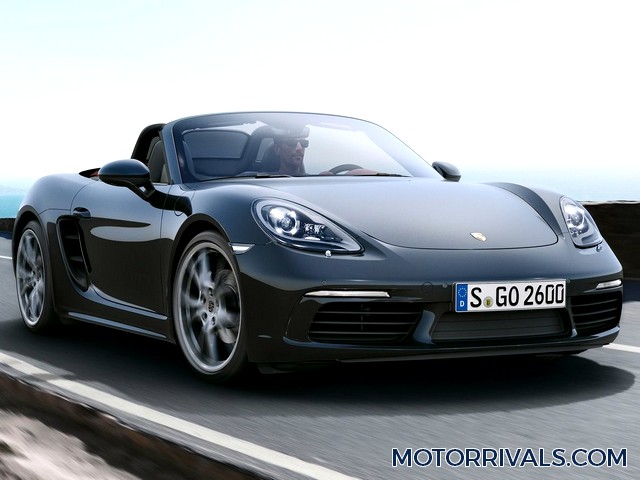 2017 Porsche 718 Boxster Front Side View
