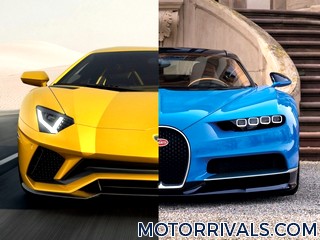 2017 Lamborghini Aventador S vs 2017 Bugatti Chiron