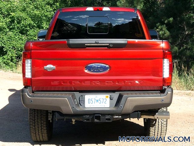 2017 Ford F-Series Super Duty Rear View